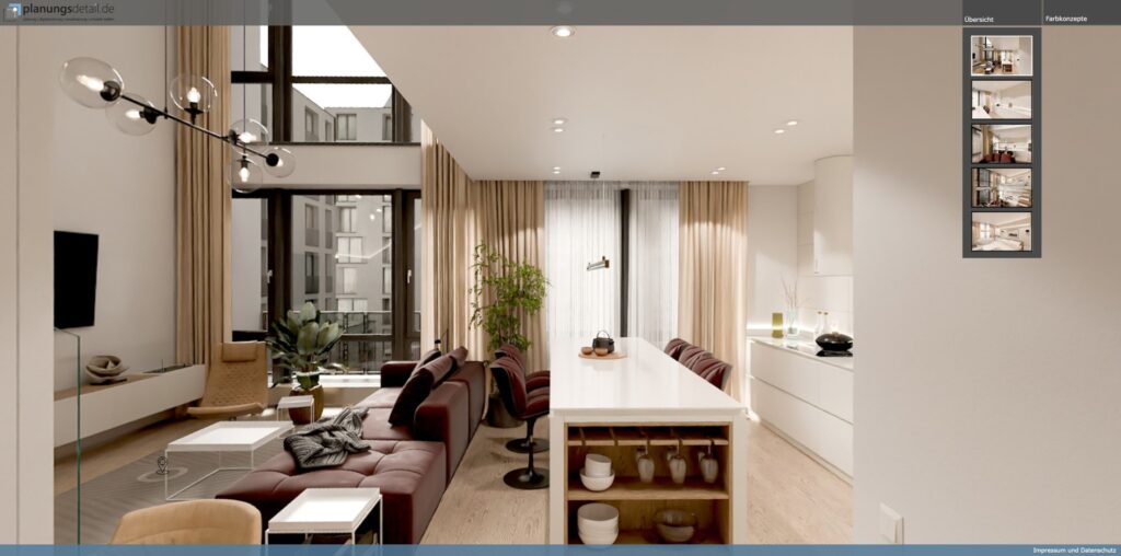 Der virtuelle Showroom.